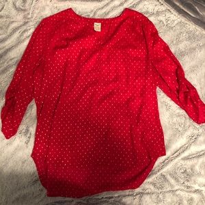 Red Faded Glory Blouse
